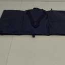 1Pack Extra Heavy Duty Large Moving Bags with Strong Zipper & Comfortable Handles - Sturdy & Durable Clothes Storage Bags Totes Bins - Large Storage Totes for Dorm, Space Saving - (Dark Blue)