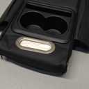 4 in 1 Center Console Cover,Multifunctional Car Armrest Storage Box with Cup Holder& Phone Holder& Car Tissue Holder,7.68 * 13.98" Arm Rest Cover for Cars with 2 Side Pockets