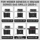 Utheer Genesis 2025+ Grill Grate, 16.14 x 16.14 Ceramic Cast Iron