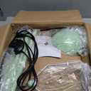 COSYLUX Modern Floor Lamp for Living Room, Industrial Tall Standing Lamp for Bedroom, Metal Shade Reflecting Light Reading Floor Lamp for Office, Nursery Room, Corner(Pastel Green)