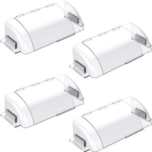 Air Vent Deflectors 4-Pack Set of Super Strong Magnetic Heat-Resistant, Floor Vent Deflectors Easily Adjustable from 8 to 14 Inches,Vent Deflectors for Vents/Walls/Ceilings/Floors