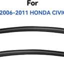 Window Visors Rain Guards for 2006-2011 Honda Civic Coupe, Out-Channel Window Vent Wind Deflectors Visors Shades for 06 07 08 09 10 11 Civic 2Door