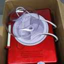 Nostalgia Snow Cone Shaved Ice Machine - Retro Table-Top Slushie Machine Makes 20 Icy Treats - Includes 2 Reusable Plastic Cups & Ice Scoop - Retro Red