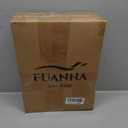 FUANNA Twin Comforter Set 5 Pieces, Reversible Twin Size Bed in a Bag with All Season Premium Comforter, Bed Sets Includes Comforter, Flat Sheet, Fitted Sheet, Pillowcase & Pillow Sham, Red & Black
