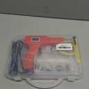 Car Plastic Welder, Vehicle Plastic Bumper Crack Repair Welder Gun Kit, 200PCS 4 Types Portable Automotive Hot Welding Staplers with Carry Case, Universal for SUV RV Truck