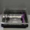 4-Pack Seed Starter Trays with 5'' Tall Humidity Domes  Reusable Plant Germination Kit for Microgreens, Herbs & Indoor Gardening | Clear Vented Lids, Fast Seedling Growth & Durable Design