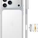 TORRAS Shockproof for iPhone 17 Pro Max Case with Camera Control Button, [12FT Military Grade Drop Protection] Enhanced Grip & Soft Touch Translucent Slim 17 Pro Max Case [3 Colors Buttons], Grey