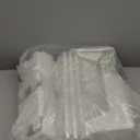 AGTEK 5 Tier Rolling Utility Cart, Book Cart with Wheels, Office Book Carts with Divided Top Shelf for Organizing Books and Supplies in Home, Office, Classroom, Beige