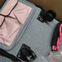 MGB Foldable Rolling Pet Carrier with Wheels Pink(Not for Airline)