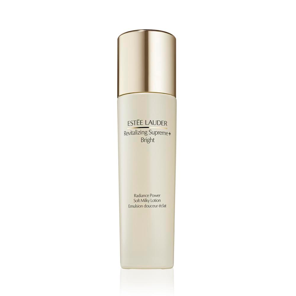 Este Lauder Revitalizing Supreme+ Bright Radiance Power Soft Milky Lotion Moisturizer with Vitamin C | Targets Dark Spots & Dullness, 3.4 Fl Oz