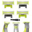 4-Pack Replacement Head Compatible with oneblade QP series 25/26/45/65, Black