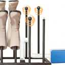 Boot Rack with Drying & Deodorizer, Heavy Duty Anti Rollover and Storage Functions, Suitable for Various Boots, Shoes, Gloves, Helmets, With Multifunctional Portable Dryer with Timer 600w