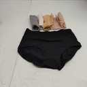 INNERSY Women's Underwear Cotton Briefs High Waisted Breathable Panties 5 Pack L