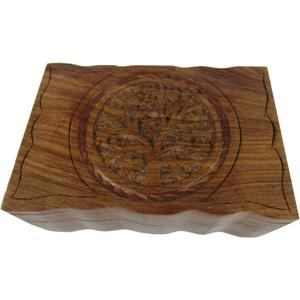 CircuitOffice Tree of Life Wooden Box, 4 X 6-Inches