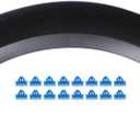 Front Driver Side Wheel Fender Flare Molding with Clips for Dodge Charger 2020-2023