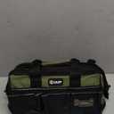 12-Inch Mini Small Tool Bag, 15-Pocket Portable Tool Box Organizer Storage, Heavy Duty Tactical Carrying Tote, Home Toolbag with Large Zipper, Father Day Dad Men Engineer Electrician Gift, Green