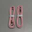 2 Pack 90 Degree iPhone Charger 10Ft Mfi Certified Lightning Cable Right Angle Long Nylon briaded Cord Compatible with Apple iPhone 14 13 12 11 Pro Max XS XR X 8 7 6 5 Plus iPad (Pink)