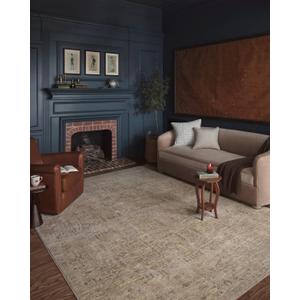Loloi Magnolia Home by Joanna Gaines Junie Collection JUE-02 Oatmeal/Smoke 7'-10" x 10'-2", .38" Pile Height, Area Rug