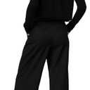 JOE'S JEANS Women's The Dani Wide Leg Trousers (Black), Size 8