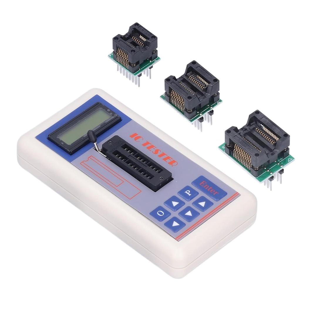 TSH06F Integrated Circuit Tester Multi Functional IC Transistor Meter with 5V 3.3V AUTO Modes for Microelectronics Engineers Maintenance (with Terminal)
