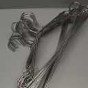 OIKA 30 Pack Heavy Duty Stainless Steel Hangers, Space-Saving Silver Clothes Hangers for Coats, Dresses, Shirts, Slacks with Non-Slip Groove Design, Ideal for Closet/Dorm/Laundry/Outdoor Use