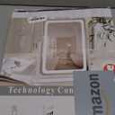 Makeup Vanity Mirror with Lights 15.2" Large LED Lighted Mirror, Hollywood Make Up Mirror with Lighting for Bedroom Tabletop, Smart Touch, 360 Rotation, (White)