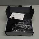 5 in 1 Curling Wand Set: Ohuhu Curling Iron Wand 5Pcs 0.35 to 1.25 Inch Interchangeable Ceramic Barrel Heat Protective Glove 2 Clips Dual Voltage Hair Curler for Girl Women Mother Christmas Gift Black