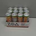 ZOA Zero Sugar Energy Drinks, Mango Splash - Sugar Free with Electrolytes, Healthy Vitamin C, Amino Acids, Essential B-Vitamins, and Caffeine from Green Tea - 12 Fl Oz (12-Pack) (EXP 10/13/26)