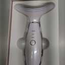 Dopsikn 7 Color Galvanic Machines - Red Light Therapy for Face and Neck, Face Massager Tool for Wrinkles, Double Chin, Vibrating Facial Massager with Thermals, White