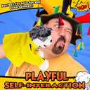 Aywewii 2pcs Kung Fu Husky Punching Dog Puppet Boxing Puppets Animal Toy Childrens Game Prank Toy Hand Puppets for Kids Teens Adults Birthday Party Toys for Boys Girls