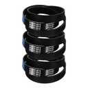 Uxcell 3 Pcs 360J8 PJ V-Ribbed Belt 8 Ribs 36" Length x 0.74" Width x 0.14" Height, EPDM Rubber Poly V Belt, Multi Wedge Micro V Belt