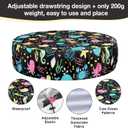 Foldable Round Dog Swimming Pool Cover, for 32 "/63/48 Collapsible Outdoor Tub, PVC Coating Waterproof and UV Protection, Leakproof Washable Kiddie Pet Small Paddling Bath Accessories