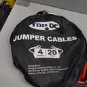 4 Gauge 20 Feet Jumper Cables for Car, SUV and Trucks Battery, Heavy Duty Automotive Booster Cables for Jump Starting Dead or Weak Batteries with Carry Bag, (TD-P0420)