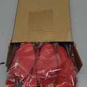 Norme 15 Pcs Christmas Magnolia Flowers Ornaments 3.15'' 5.91'' 8.27'' Large Artificial Magnolia Velvet Fold Poinsettia Stems for Christmas Tree Wreath Holiday Decor(Burgundy)