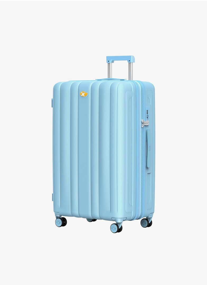 28 inch Luggage with Spinner Wheels, Hard Shell Suitcase with Expandable, Lightweight PC Luggage with TSA Lock(Blue, Checked-Large 28-Inch)