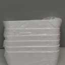 Wall Mounted Shoes Rack 6Pack with Sticky Hanging Strips, Plastic Shoes Holder Storage Organizer,Door Shoe Hangers (SM03-White-6)