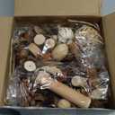 Nuanchu 2 Pack Decorative Balls Potpourri Bowl Filler Decor Natural Vase Bowl Filler Assorted Spherical Rattan Twigs Wicker Balls for Home Decor Centerpiece, No Scent(Beige Series,Classic Style)