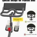 Larger Water Bottle Holder for Peloton Bike, Large Capacity Bike Cup Holder Replacement, Pack of 2 (NOT Compatible with Peloton Bike+) - Grey