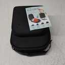 Set of 1 Hard Hat travel Cases for Baseball Caps - Hat Storage Organizer Holder with Handle, Shoulder Strap and Trolley Sleeve, Protect up to 10 Hats for Outdoor and Home Storage, Black