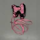 rabbitgoo Cat Harness and Leash for Walking, Escape Proof Soft Adjustable Vest Harnesses for Cats, Easy Control Breathable Reflective Strips Jacket, Pink, XS