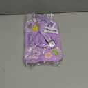 Kidcube for iPad mini 7 Case A17 Pro 2024, for iPad mini 6th Generation Case 8.3 Inch - Girls Cute Kawaii Girly 3D Purple Butterfly Design Cover with Rotating Stand & Strap Unique Silicone Women Case