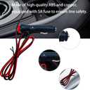 12V Car Cigarette Lighter Adapter, Cigarette Lighter Socket Extension Cord, Adapter Extension Cable Suitable for Cars, Motorcycles, and Trucks