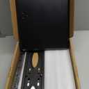 Rfiver Swivel Floor TV Stand with Mount for 32-60 inch TVs up to 88 lbs, Height Adjustable Tall TV Stand with Wood Base, Saving Space Design for Bedroom, Living Room and Corner, Max VESA 400x400mm (Black)