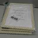 3 Pcs 8x10 Picture Frame with Pearls for Wedding Gifts, Wedding Frames for Horizontal and Vertical Decor Tabletop Display(Oval)