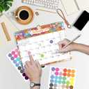 5 x Calendar 2025-2026, 18 Months Wall Calendar July 2025 to Dec 2026 Calendar with Julian Dates, 11" X 8.5" (Colorful)