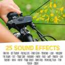 Hornit Mini Bike & Scooter Horn with Kids Headlight (Black/Black)