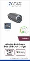 Zgear Adaptive Fast Charge 45 Watts, Pack Of 2