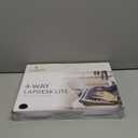 Lap Desk with Soft Cushion and Wrist Rest  Portable Laptop Desk for Bed, Couch & Home Office, PU Surface Tray with Handle for 15.6 inch Laptop (Medium, Black)