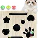 Cat Nail File Box for Indoor Cats, 2026 Upgrade Wooden Scratch Puzzle Enrichment Box with Bell Ball & Sandpaper  Stress-Free Nail Trimming Alternative to Clippers