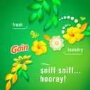 Febreze Plug-In Air Freshener, Odor-Fighting Scented Oil Refill, Air Fresheners for Home, Bathroom and Kitchen, Long Lasting, Gain Original Scent, 0.87oz Refills, Blue and Green, 3 Count